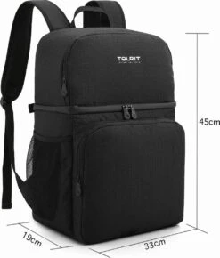 Koeltas Rugzak (28L) - Geschikt Voor 16 Blikjes - Lunchtas Voor Dames En Heren - Zwart 13 Koeltas Rugzak (28L) - Geschikt Voor 16 Blikjes - Lunchtas Voor Dames En Heren - Zwart -Winkel Voor Kampeerartikelen 1023x1200