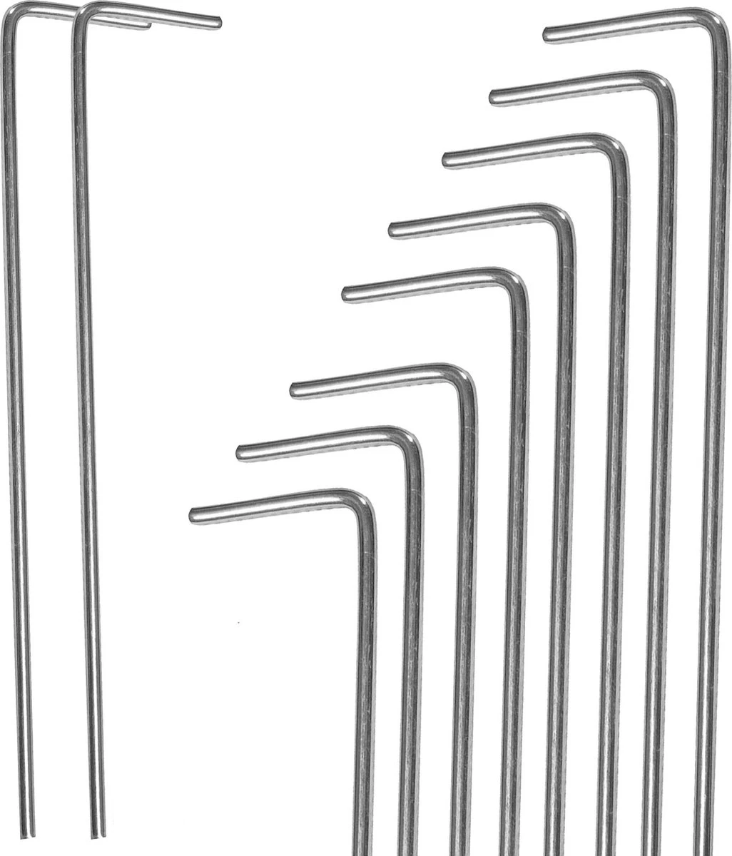 Springos Tentharingen | Haringen | Grondpennen | Staal | 10 Stuks 3 Springos Tentharingen | Haringen | Grondpennen | Staal | 10 Stuks