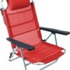 Bo-Camp Beach Chair - Monaco - Aluminium - Rood -Winkel Voor Kampeerartikelen 1032x1200