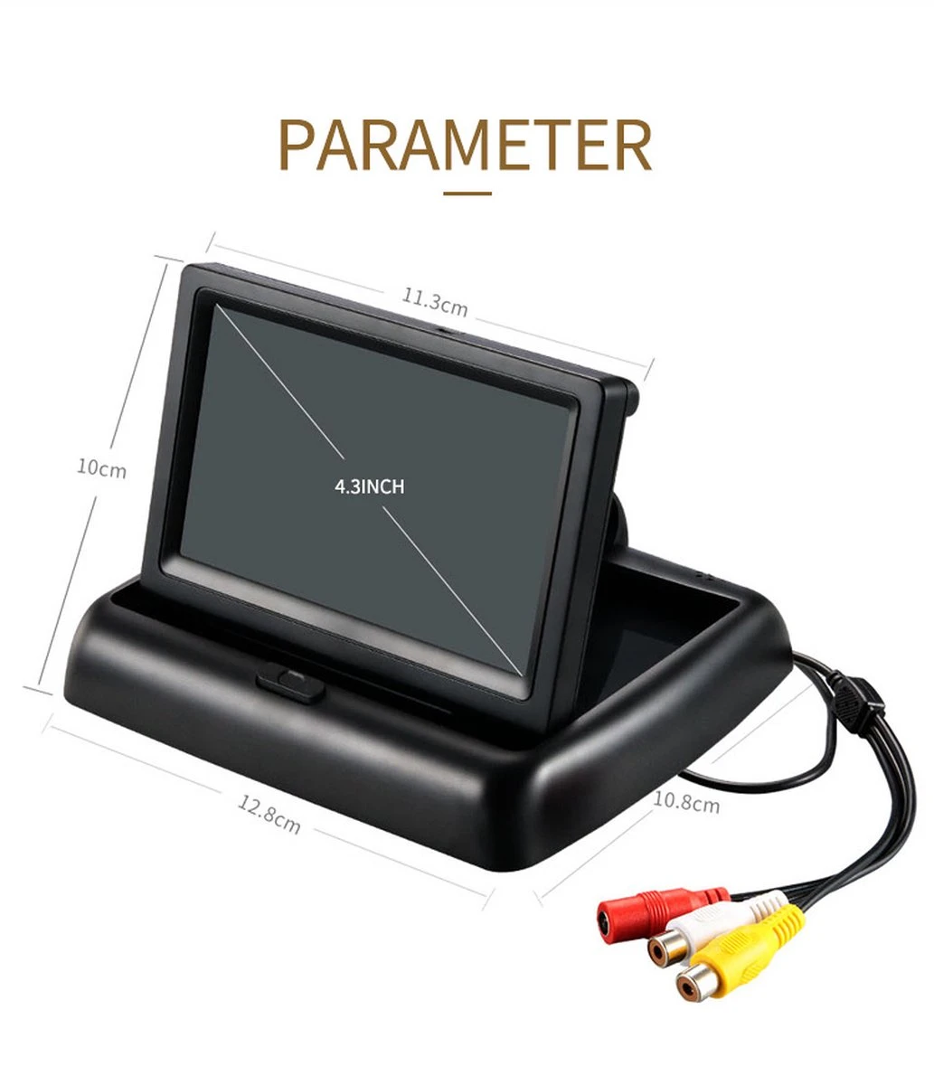 Yoelbaer Draagbare Display 4.3 Inch Color LCD TFT Monitor 8 Yoelbaer Draagbare Display 4.3 Inch Color LCD TFT Monitor - Afbeelding 6