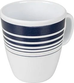 Bo-Camp - Servies - Classic - 16-Delig - Wit/Navy -Winkel Voor Kampeerartikelen 1071x1200 2