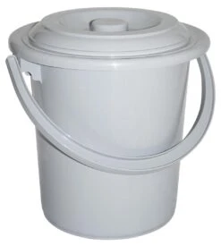 Curver Camping Toiletemmer - Met Deksel - 5 L - Ø 23,5 Cm - Lichtgrijs -Winkel Voor Kampeerartikelen 1077x1200 2