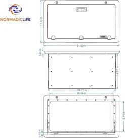 Merkloos NormadicLife® - Outdoor – Opklapbare Tafel - Eettafel – Tafel Voor Buitenkeuken - Caravan – Camper – Picknicktafel - Ingebouwd Ledlicht – Wit 13 Merkloos NormadicLife® - Outdoor – Opklapbare Tafel - Eettafel – Tafel Voor Buitenkeuken - Caravan – Camper – Picknicktafel - Ingebouwd Ledlicht – Wit -Winkel Voor Kampeerartikelen 1081x1200