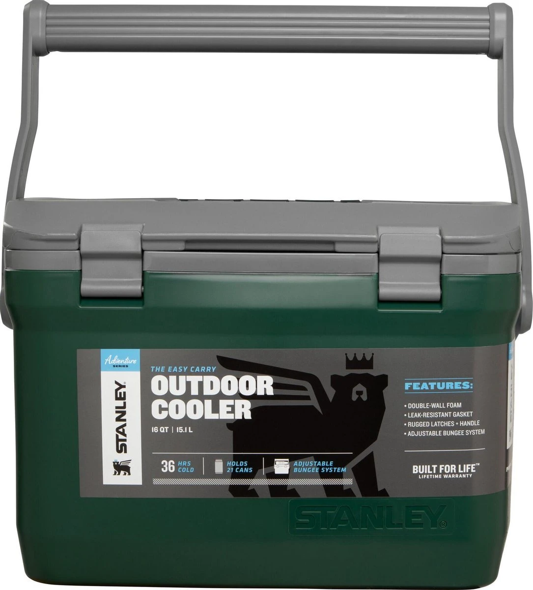 Stanley The Easy Carry Outdoor Cooler 15,1L - Koelbox - Green 10 Stanley The Easy Carry Outdoor Cooler 15,1L - Koelbox - Green - Afbeelding 8