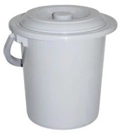 Curver Camping Toiletemmer - Met Deksel - 5 L - Ø 23,5 Cm - Lichtgrijs -Winkel Voor Kampeerartikelen 1091x1200 5