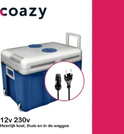 Koelbox Met Wielen Voor Auto & Camping Warm En Koud 40L - Frigobox Elektrisch 12v 230 Volt - MiniBar - Mini Koelkast | Verkoelt En Verwarmt | Eco-modus - Minibar - Mini Koelkast -Winkel Voor Kampeerartikelen 1112x1200