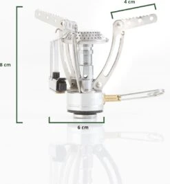 MacGyver Gasbrander Mini RVS - Camping Kookstel - Kookbrander - 10 Cm - Elektronische Ontsteking -Winkel Voor Kampeerartikelen 1113x1200 3