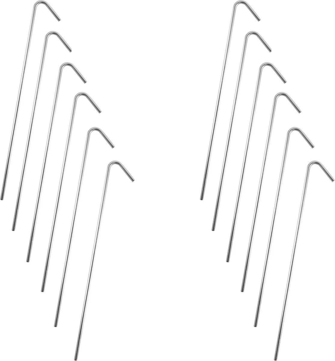 Stalen Tentharingen Set - 12 Stuks - 23 Cm | Staal | Opzetten Tent | Tentspijkers | Tentspijker | Haringen | Tentharing | Haring | Camping | Kamperen 3 Stalen Tentharingen Set - 12 Stuks - 23 Cm | Staal | Opzetten Tent | Tentspijkers | Tentspijker | Haringen | Tentharing | Haring | Camping | Kamperen
