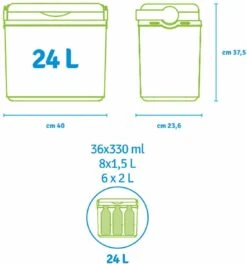 Norlander Koelbox Deluxe - 24 Liter - 40 X 23,6 X 37,5cm - Zwart -Winkel Voor Kampeerartikelen 1124x1200 1