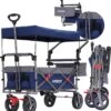 AREBOS Premium Steekwagen Met Dak Opvouwbare Tuinkar Handkar Bolderkar Blauw / Grijs 2 AREBOS Premium Steekwagen Met Dak Opvouwbare Tuinkar Handkar Bolderkar Blauw / Grijs -Winkel Voor Kampeerartikelen 1136x1200 7
