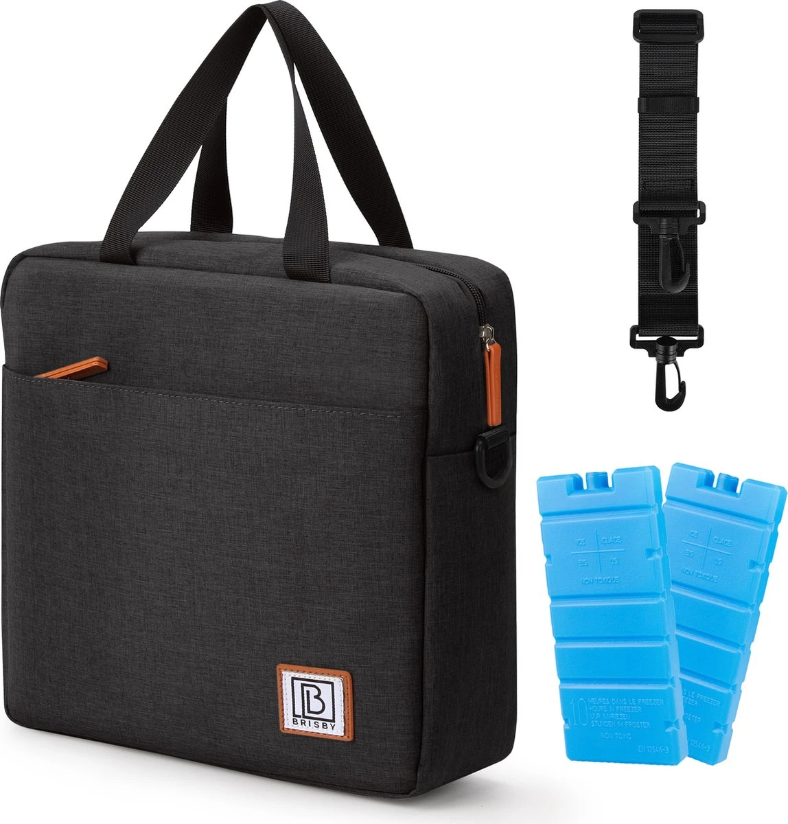 Brisby 4 Laags Geïsoleerde Koeltas - Lunchtas 7 Liter - Zwart 3 Brisby 4 Laags Geïsoleerde Koeltas - Lunchtas 7 Liter - Zwart