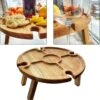 Merkloos Opvouwbare Draagbare Picknicktafel, Outdoor Opvouwbare Lichtgewicht Kampeertafel 30,5 Cm Kleine Houten Wijnpicknicktafel Voor Feest, Strand, Tuin, Camping, Barbecue, Reizen 2 Merkloos Opvouwbare Draagbare Picknicktafel, Outdoor Opvouwbare Lichtgewicht Kampeertafel 30,5 Cm Kleine Houten Wijnpicknicktafel Voor Feest, Strand, Tuin, Camping, Barbecue, Reizen -Winkel Voor Kampeerartikelen 1151x1200 1