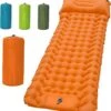 LVNRIDS Isomat, Zelfopblazend, Ultralicht, Luchtmatras, Camping, Zelfopblaasbaar, Opblaasbaar Matras, 3,9 Inch Dik, Met Voetperspomp En Kussen, Voor Camping, Reizen, Outdoor, Wandelen, Strand, Oranje -Winkel Voor Kampeerartikelen 1153x1200 5