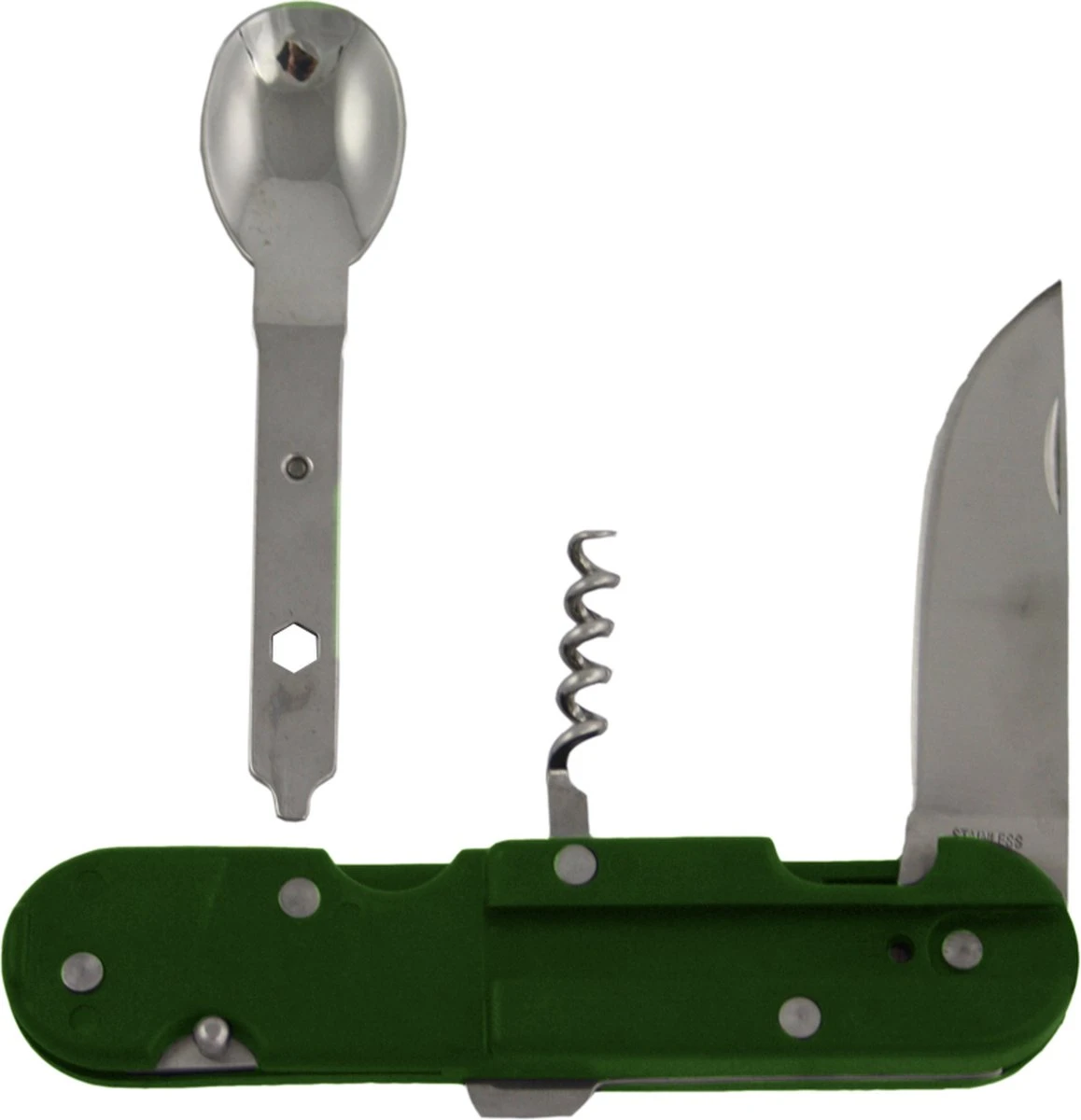 Fosco Outdoor Bestek - Groen - Inklapbaar 4 Fosco Outdoor Bestek - Groen - Inklapbaar - Afbeelding 2