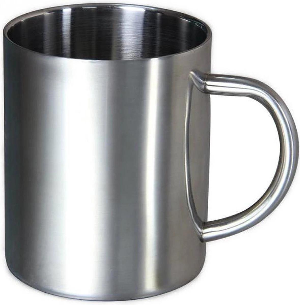 Merkloos RVS Beker - Mok - Koffiebeker - Koffiemok - Reisbeker - Reismok - Dubbelwandig - Roestvrij Staal 3 Merkloos RVS Beker - Mok - Koffiebeker - Koffiemok - Reisbeker - Reismok - Dubbelwandig - Roestvrij Staal