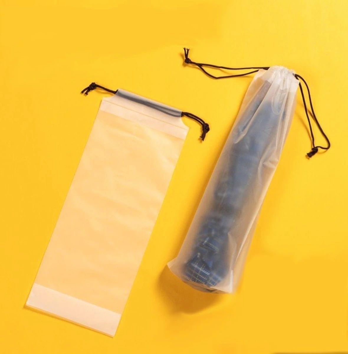 Merkloos Draagbare Paraplu Trekkoord Opbergtas – Herbruikbaar En Doorschijnend. 10 Merkloos Draagbare Paraplu Trekkoord Opbergtas – Herbruikbaar En Doorschijnend. - Afbeelding 8