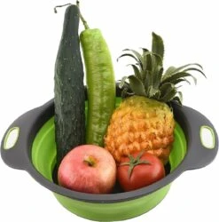 Merkloos Inklapbare Vergiet - Opvouwbaar - Groot - Blauw - Siliconen 14 Merkloos Inklapbare Vergiet - Opvouwbaar - Groot - Blauw - Siliconen -Winkel Voor Kampeerartikelen 1186x1200 8