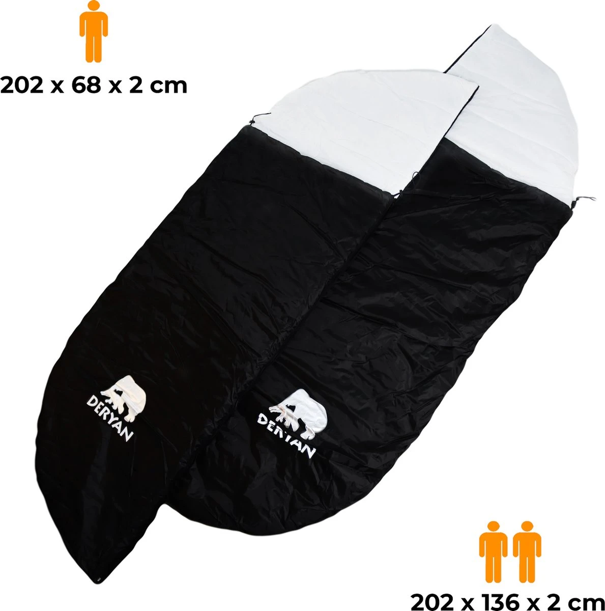 Deryan Cocoon Pop Up Tent - Slaapzak - Luchtbed - Luchtpomp - 4 Persoons - Zilver 12 Deryan Cocoon Pop Up Tent - Slaapzak - Luchtbed - Luchtpomp - 4 Persoons - Zilver - Afbeelding 10