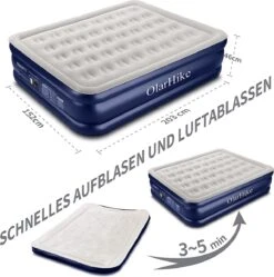 OlarHike Queen Size Luchtmatras Met Geïntegreerde Elektrische Pomp, Zelfopblazend Luchtbed, Voor 2 Personen, Premium Gastenbed, Opblaasbaar Matras Voor Camping Of Thuisgebruik, 203 X 152 X 46 Cm -Winkel Voor Kampeerartikelen 1192x1200 14
