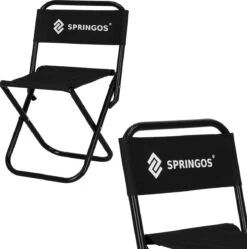 Springos Campingstoel | Kampeerstoel | Vouwstoel | Klapstoel | Zwart -Winkel Voor Kampeerartikelen 1192x1200 3