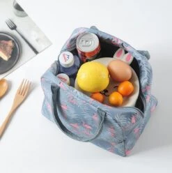 Koeltas - Lunchtas - Volwassenen En Kinderen - Compact & Handig: Zomer - Picknick -School - Lunch - Werk - Grijs Flamingo 22 Koeltas - Lunchtas - Volwassenen En Kinderen - Compact & Handig: Zomer - Picknick -School - Lunch - Werk - Grijs Flamingo -Winkel Voor Kampeerartikelen 1193x1200