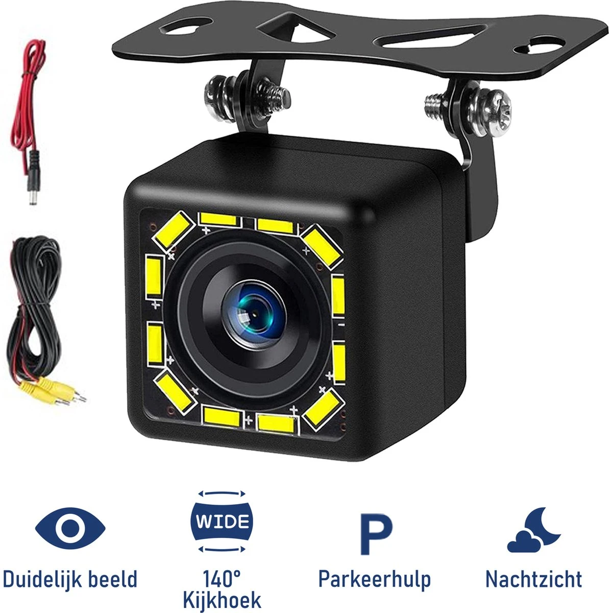 XEOD Achteruitrijcamera - 12 LED Nachtzicht - IP68 Waterdicht - Achteruitrij Camera Auto 3 XEOD Achteruitrijcamera - 12 LED Nachtzicht - IP68 Waterdicht - Achteruitrij Camera Auto
