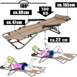Ligstoel Opvouwbaar 155x60cm - Lichte Ligbed Relaxstoel Tuinstoel Campingstoel Strandstoel 29 Ligstoel Opvouwbaar 155x60cm - Lichte Ligbed Relaxstoel Tuinstoel Campingstoel Strandstoel -Winkel Voor Kampeerartikelen 1196x1200