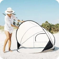 Deryan Luxe Pop Up Strandtent XXL - Anti-UV 50+ - Cream -Winkel Voor Kampeerartikelen 1196x1200 5