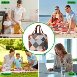 Brisby 4 Laags Geïsoleerde Koeltas - Lunchtas 4 Liter - Blok -Winkel Voor Kampeerartikelen 1197x1200 29