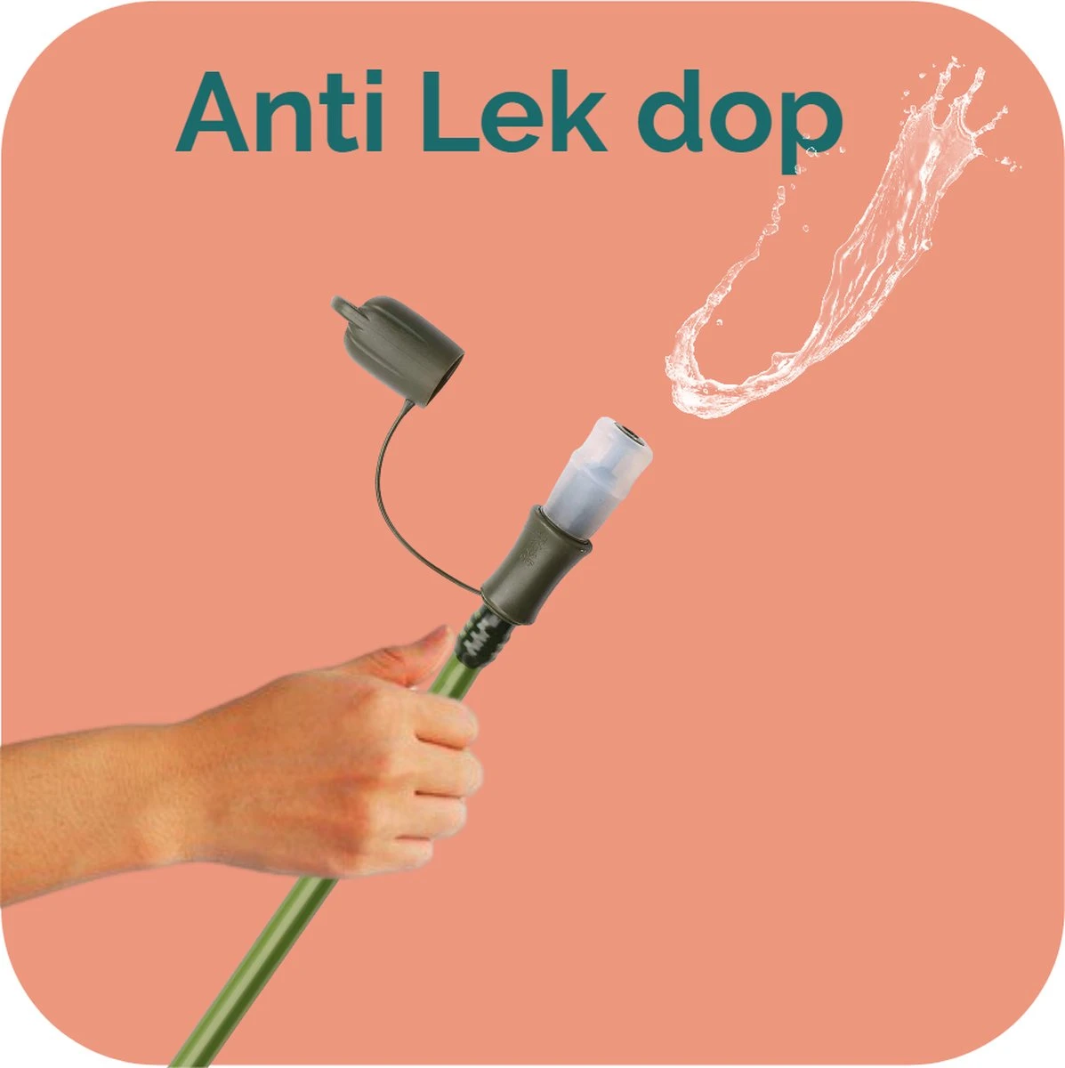 FEDEC Rugzak Waterzak - Backpack - Met Slangetje - BPA Vrij - 2 Liter - Groen 6 FEDEC Rugzak Waterzak - Backpack - Met Slangetje - BPA Vrij - 2 Liter - Groen - Afbeelding 4