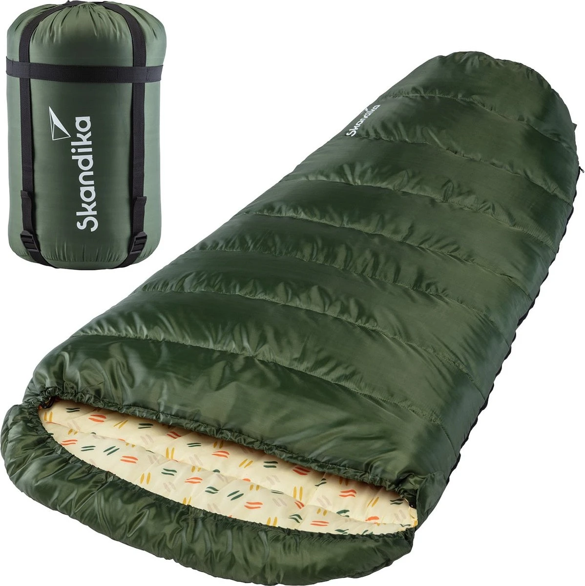 Skandika Vegas-R XXL Slaapzak - Mummieslaapzakken – Slaapzakken Volwassen – Maat XXL – Mummie Slaapzak - Unisex - Katoen, Luxe Kwaliteit, Koppelbaar, 3 Seizoenen, 220 X 110 Cm, -12° Tot -15°C, Outdoor Kampeerslaapzak – Ritssluiting Rechts - Groen 3 Skandika Vegas-R XXL Slaapzak - Mummieslaapzakken – Slaapzakken Volwassen – Maat XXL – Mummie Slaapzak - Unisex - Katoen, Luxe Kwaliteit, Koppelbaar, 3 Seizoenen, 220 X 110 Cm, -12° Tot -15°C, Outdoor Kampeerslaapzak – Ritssluiting Rechts - Groen