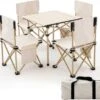 Merkloos Camping Tafel Met Stoelen - Inklapbaar - Camping Set - Kamperen - Outdoor - Lichtgewicht -Winkel Voor Kampeerartikelen 1200x1010