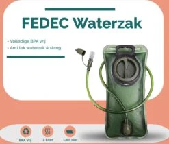 FEDEC Rugzak Waterzak - Backpack - Met Slangetje - BPA Vrij - 2 Liter - Groen 13 FEDEC Rugzak Waterzak - Backpack - Met Slangetje - BPA Vrij - 2 Liter - Groen -Winkel Voor Kampeerartikelen 1200x1022 2