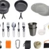 Hikr® Camping Pannenset - Complete 22-delige Kookset - Lichtgewicht - Kookgerei Servies - Outdoor - BPA-vrij - Keukengerei Set -Winkel Voor Kampeerartikelen 1200x1027 5