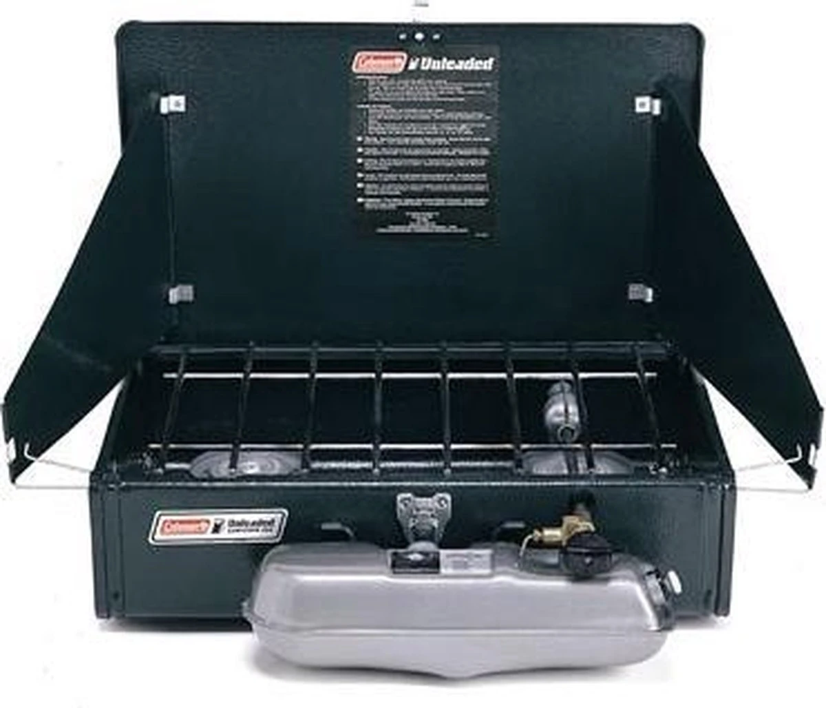 Coleman Unleaded 2 Burner Camping Kooktoestel - 2-pits - 4100 Watt 4 Coleman Unleaded 2 Burner Camping Kooktoestel - 2-pits - 4100 Watt - Afbeelding 2