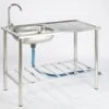 Camping/Outdoor Inox Tafel Met Gootsteen Lavabo En Kraan 100x77x50cm -Winkel Voor Kampeerartikelen 1200x1029