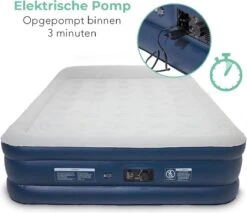LifeGoods Luchtbed - 2 Persoons - Met Ingebouwde Pomp - Incl. Draagtas En Reparatiekit -Winkel Voor Kampeerartikelen 1200x1034 8