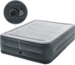 Intex Luchtbed - 2-Persoons - 152 X 203 X 33 Cm - Grijs - Met Ingebouwde Pomp, Hoeslaken Antraciet En Reparatieset -Winkel Voor Kampeerartikelen 1200x1047 14