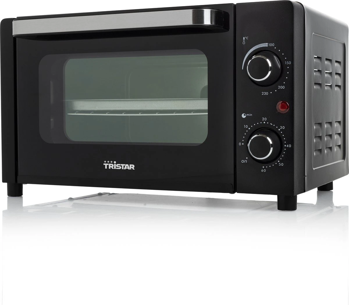 Tristar Oven OV-3615 - Camping Oven 10 Liter - 800 Watt - Vrijstaande Kleine Oven - Zwart 4 Tristar Oven OV-3615 - Camping Oven 10 Liter - 800 Watt - Vrijstaande Kleine Oven - Zwart - Afbeelding 2