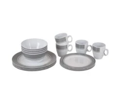 Bo-Camp - Servies - Classic - 16-Delig - Wit/Grijs -Winkel Voor Kampeerartikelen 1200x1050 25