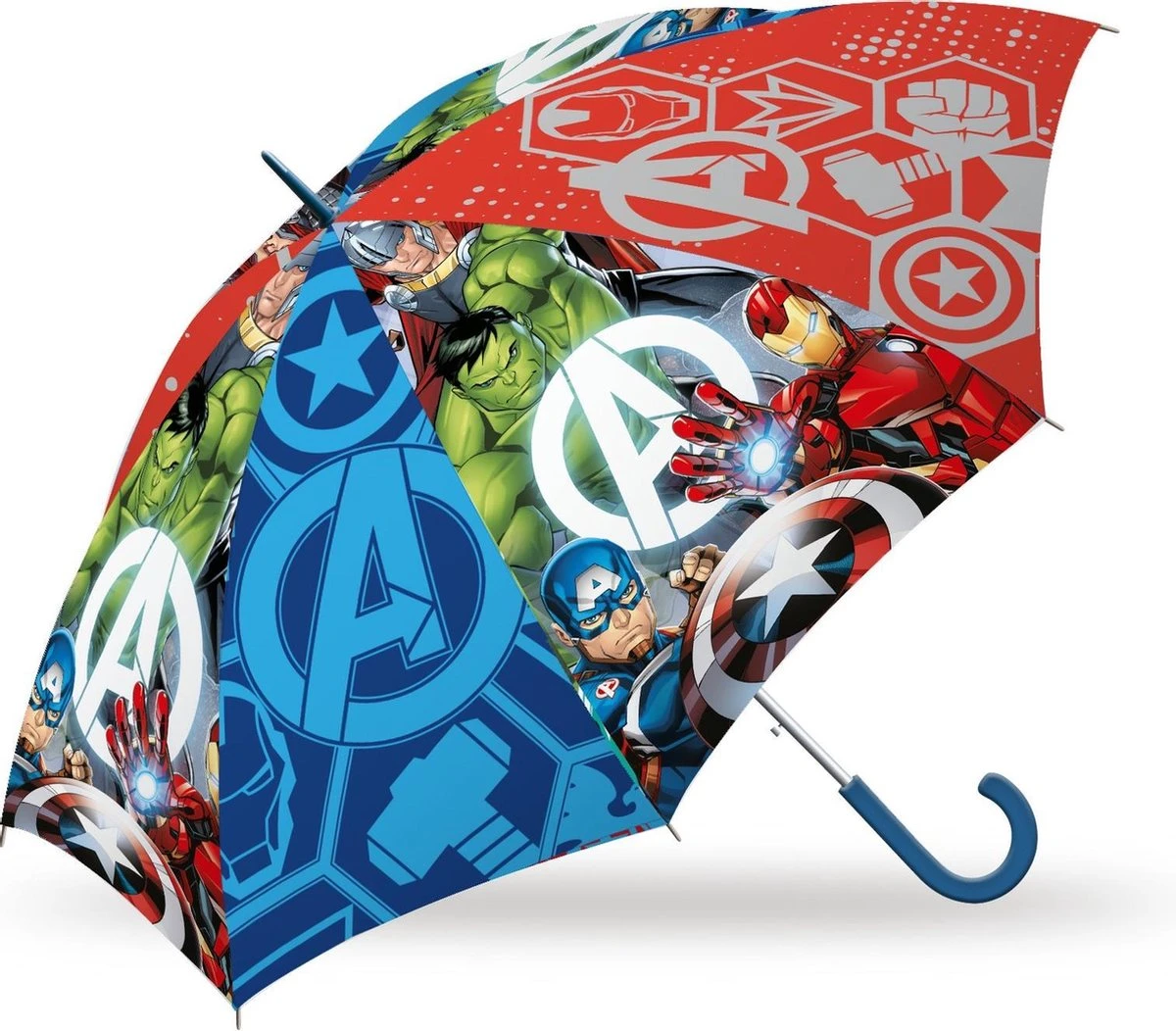 Marvel Avengers Paraplu Voor Jongens 45 Cm - Marvel - Avengers - Kinder/jongens Paraplu - Regenkleding/regenaccessoires 3 Marvel Avengers Paraplu Voor Jongens 45 Cm - Marvel - Avengers - Kinder/jongens Paraplu - Regenkleding/regenaccessoires