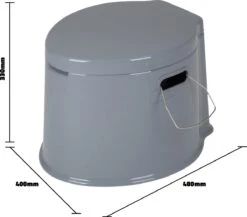 Bo-Camp Draagbaar Camping Toilet - 7 Liter - Grijs -Winkel Voor Kampeerartikelen 1200x1056 4