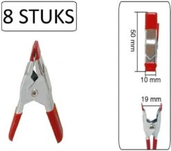 Benson Metalen Veerklem - 50 Mm - 8 Stuks 15 Benson Metalen Veerklem - 50 Mm - 8 Stuks -Winkel Voor Kampeerartikelen 1200x1060