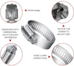 BOTC Slangklemmen Set - RVS Slangklem - Ø 8-38mm - 60 Delig -Winkel Voor Kampeerartikelen 1200x1073 4