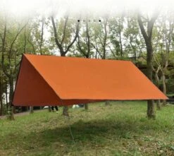 Merkloos TDR - Outdoor Draagbaar Zonnescherm Met Opbergtas - Waterdicht-SPF - Tarps Voor Kamperen300 * 300cm - 3-4Personen - Orange -Winkel Voor Kampeerartikelen 1200x1074 1
