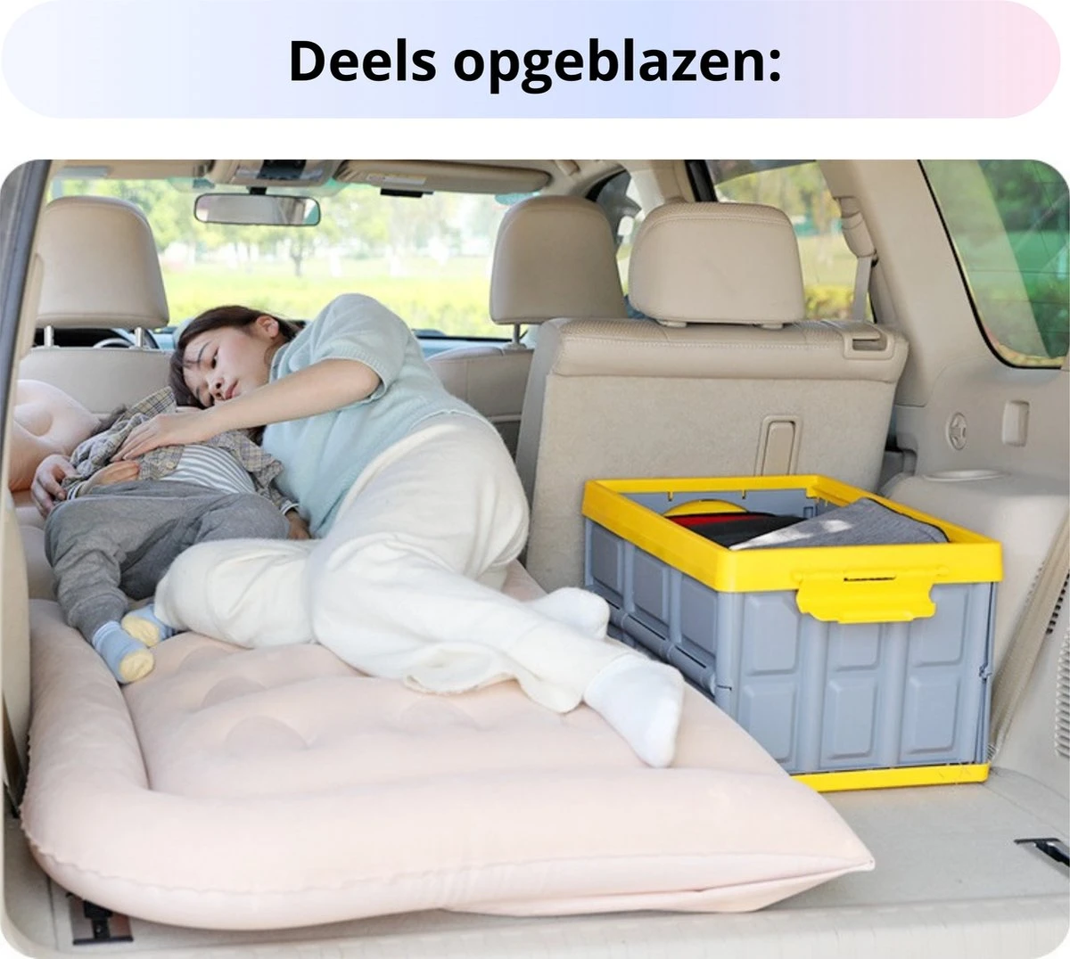 Opblaasbaar Auto Matras - Auto Luchtbed Zwart - Achterbank En Achterbak - Tweepersoons 3-in-1 Universeel Automatras - Inclusief Elektrische Pomp En Accessoires - Kampeer Luchtbed Voor Reizen 9 Opblaasbaar Auto Matras - Auto Luchtbed Zwart - Achterbank En Achterbak - Tweepersoons 3-in-1 Universeel Automatras - Inclusief Elektrische Pomp En Accessoires - Kampeer Luchtbed Voor Reizen - Afbeelding 7