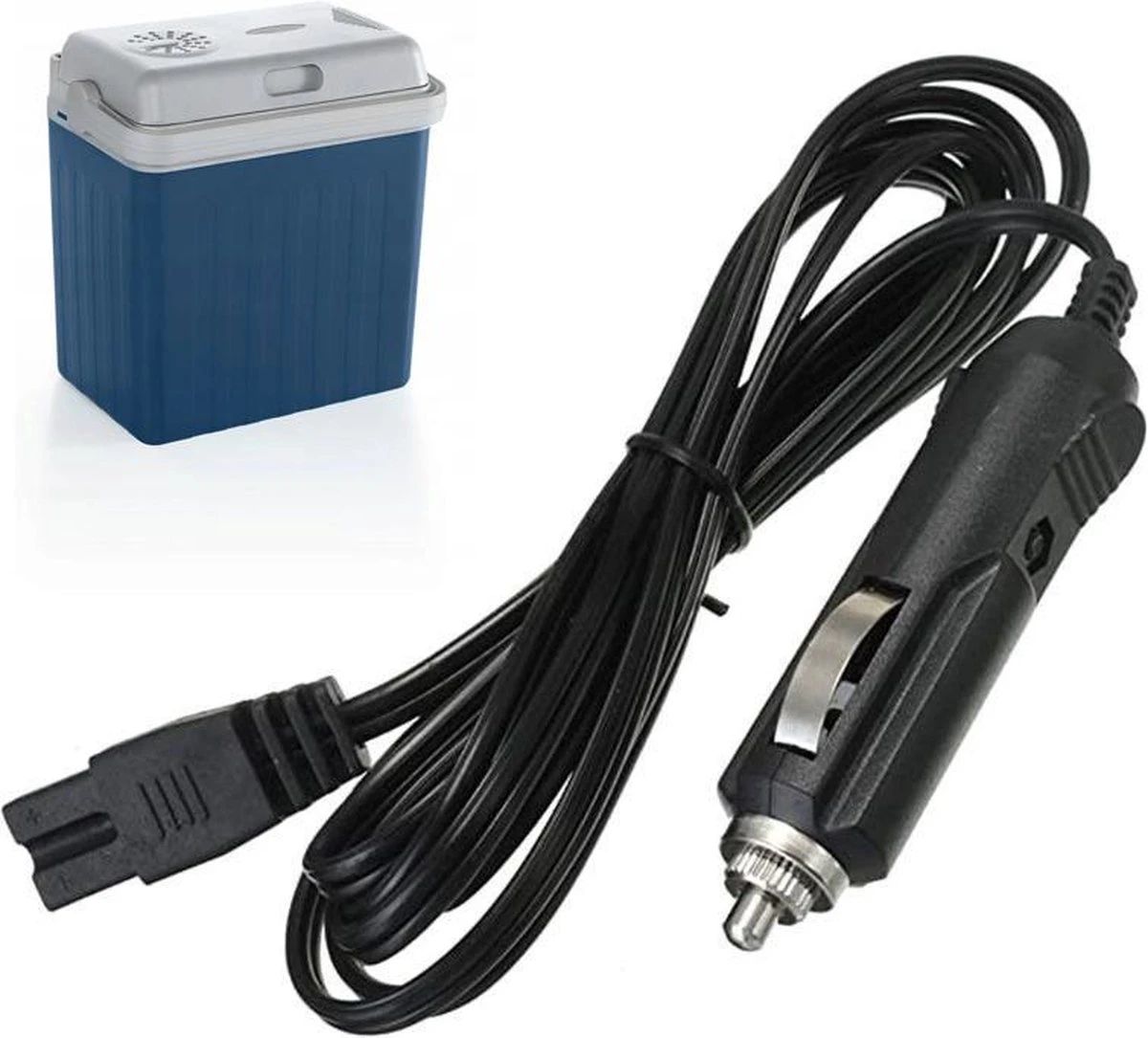 Merkloos Koelboxkabel 12V Voedingskabel Koelbox - 2 Meter 6 Merkloos Koelboxkabel 12V Voedingskabel Koelbox - 2 Meter - Afbeelding 4