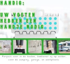 Splendole Opstapje Inklapbaar Caravanopstapje - Opvouwbaar - 100 Kg - Blauwe Krukje -Winkel Voor Kampeerartikelen 1200x1094 11