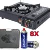 Borvat® |Draagbare Gasfornuis - Camping Kookstel - Inclusief 8 Gasflessen - Gas Stove - Gasfornuis - Kooktoestel - Outdoor - Op Reis + Gratis Smartphone Auto Magneethouder. -Winkel Voor Kampeerartikelen 1200x1103 3