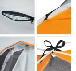 Relaxdays Strandtent Pop-up - Omkleedtent - 145x180 Cm - 2-3 Personen - Beachtent -compact - Oranje -Winkel Voor Kampeerartikelen 1200x1113 7